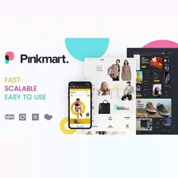 پوسته فروشگاهی پینک مارت با پشتیبانی از AJAX برای ووکامرس | قالب Pinkmart