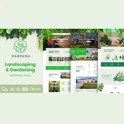 قالب باغبانی و طراحی مناظر گاردنا | Gardena Landscaping & Gardening
