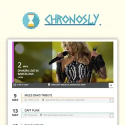 افزونه تقویم رویدادها کرونوزلی | Chronosly Event Calendar