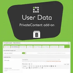 افزونه وردپرس خصوصی سازی محتوا | PrivateContent – User Data Add-on