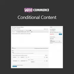 افزونه ووکامرس محتوای شرطی | Conditional Content