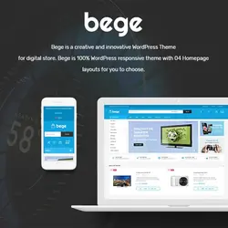قالب فروشگاهی و واکنشگرا بگ | Bege