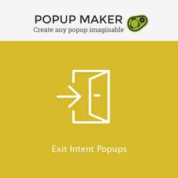افزونه نمایش پاپ آپ شرطی | Popup Maker – Exit Intent Popups