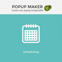 افزونه برنامه ریزی ساخت پاپ آپ | Popup Maker – Scheduling