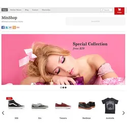 قالب فروشگاهی مینشاپ | Themify Minshop