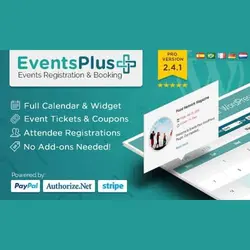 افزونه وردپرس تقویم رخدادها و رزرواسیون | WP EventsPlus – Events Calendar Registration & Booking