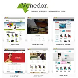 قالب فروشگاهی و چند منظوره وندور | Venedor