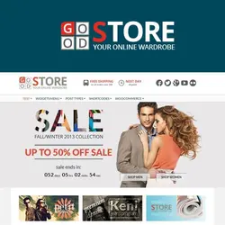 قالب فروشگاهی ووکامرس | GoodStore