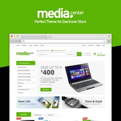 قالب فروشگاهی الکترونیک ووکامرس | MediaCenter