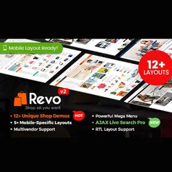 قالب وردپرس فروشگاهی و چند منظوره ریوو| Revo