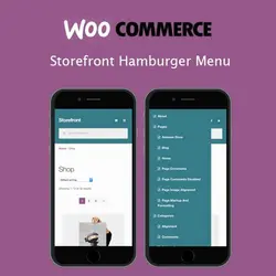 افزونه منو همبرگر استورفرانت | Storefront Hamburger Menu