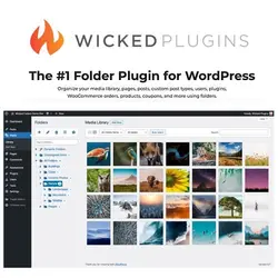 پلاگین مدیریت پوشه های حرفه ای ویکد فولدرز پرو | افزونه Wicked Folders