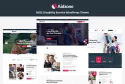 دانلود قالب وردپرس خدماتی Aidzone انگلیسی | راکت وردپرس