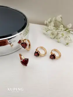 گواشواره قلب قرمز