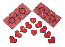 شمع وارمر قلبی بسته 10عددیشمع قلب