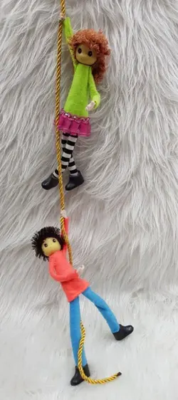 عروسک دختروپسر طناب بازعروسک طناب باز