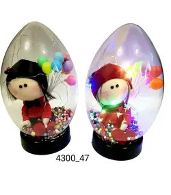 عروسک روسی بزرگ بادکنکی چراغدار تخم مرغی