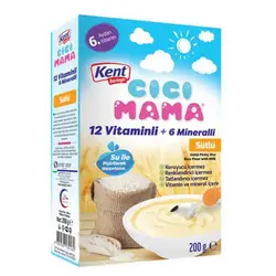 سرلاک کنت بورینگر سیسی ماما Kent Boringer Cicimama Sütlü حاوی پربیوتیک شیر 200 گرم