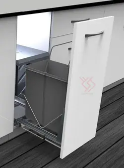 سطل زباله تک قلو ریلی بزرگ مدل S-V 3