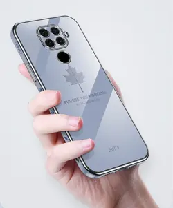 قاب الکتروپلیتینگ طرح برگ شیائومی ردمی نوت 9 4GشیائومیXiaomi Redmi Note 9 4G Electroplating Case with Leaf logo