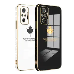 قاب الکتروپلیتینگ طرح برگ شیائومی ردمی نوت 10 پرو 4GشیائومیXiaomi Redmi Note 10 Pro 4G Electroplating Case with Leaf logo