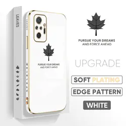 قاب الکتروپلیتینگ طرح برگ شیائومی ردمی نوت 10 پرو 4GشیائومیXiaomi Redmi Note 10 Pro 4G Electroplating Case with Leaf logo
