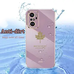قاب الکتروپلیتینگ طرح برگ شیائومی ردمی نوت 10 پرو 4GشیائومیXiaomi Redmi Note 10 Pro 4G Electroplating Case with Leaf logo