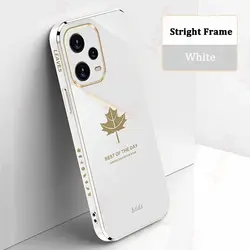 قاب الکتروپلیتینگ طرح برگ شیائومی ردمی نوت 12 پرو 5GشیائومیXiaomi Redmi Note 12 Pro 5G Electroplating Case with Leaf logo