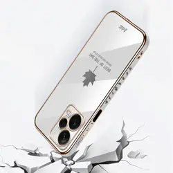 قاب الکتروپلیتینگ طرح برگ شیائومی ردمی نوت 12 پرو 5GشیائومیXiaomi Redmi Note 12 Pro 5G Electroplating Case with Leaf logo