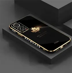 قاب الکتروپلیتینگ طرح برگ شیائومی ردمی نوت 11s / 11 4GشیائومیXiaomi Redmi Note 11 4G / 11s Electroplating Case with Leaf logo