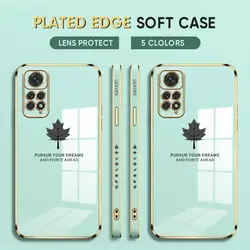 قاب الکتروپلیتینگ طرح برگ شیائومی ردمی نوت 11s / 11 4GشیائومیXiaomi Redmi Note 11 4G / 11s Electroplating Case with Leaf logo