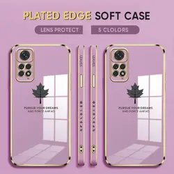 قاب الکتروپلیتینگ طرح برگ شیائومی ردمی نوت 11s / 11 4GشیائومیXiaomi Redmi Note 11 4G / 11s Electroplating Case with Leaf logo