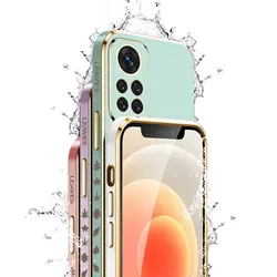 قاب الکتروپلیتینگ طرح برگ شیائومی ردمی نوت 11 پروشیائومیXiaomi Redmi Note 11 Pro Electroplating Case with Leaf logo