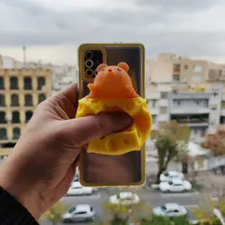 قاب فیجت دار طرح موش با قابلیت هلدر رومیزی گوشی سامسونگ A51