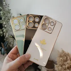 قاب الکتروپلیتینگ طرح برگ شیائومی ردمی نوت 13 پرو 5GشیائومیXiaomi Redmi Note 13 Pro 5G Electroplating Case with Leaf logo