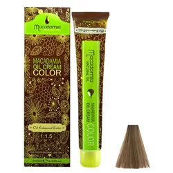 رنگ مو ماکادامیا شماره 7.12 حجم 100 میلی لیتر رنگ بلوند ماسه ای