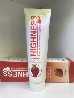 ماسک صورت انشور هاینس مدل توت فرنگی حجم 100 میلی لیتر