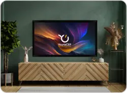 پرده نمایش ثابت 100 اینچ  ALR (ضدنور)