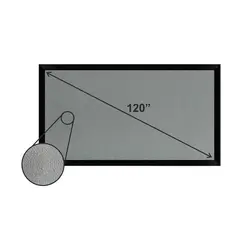 پرده نمایش ثابت 120 اینچ ALR (ضدنور)