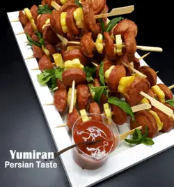 سینی 20 عددی سوسیس چوبی