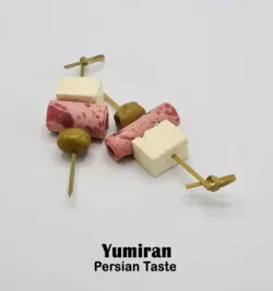 پک 20 عددی سیخ ژامبون و پنیر