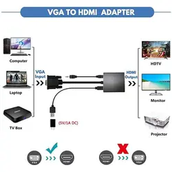 تبدیل VGA To HDMI مدل ELEVEN CV1000