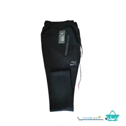 شلوار مردانه الیاف طبیعی لگ پنبه کمرکش ضخیم