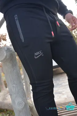 شلوار مردانه الیاف طبیعی لگ پنبه کمرکش ضخیم