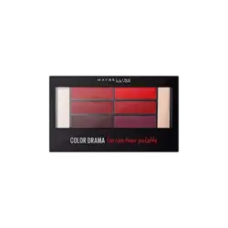 پالت کانتور و رژ لب میبلین مدل color drama crismon vixen