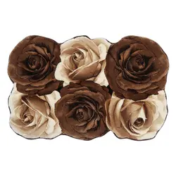 پادری سه بعدی زرباف طرح رز مینیاتوری سایز بزرگMiniature Rose 3D Mat Zarbaf