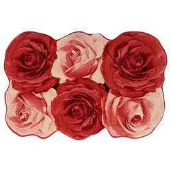 پادری سه بعدی زرباف طرح رز مینیاتوری سایز بزرگMiniature Rose 3D Mat Zarbaf