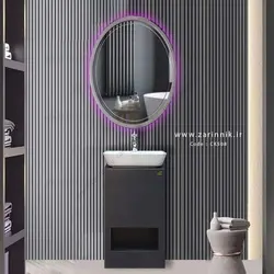 روشویی سرامیکی مدرن پایه دار زرین نیک کد CP508 طول 50 سانتی