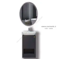 روشویی سرامیکی مدرن پایه دار زرین نیک کد CP508 طول 50 سانتی