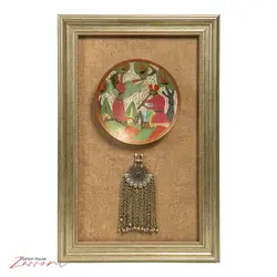 قاب دکوراتیو نی زن و رقاص | برگرفته از افسانه هندی